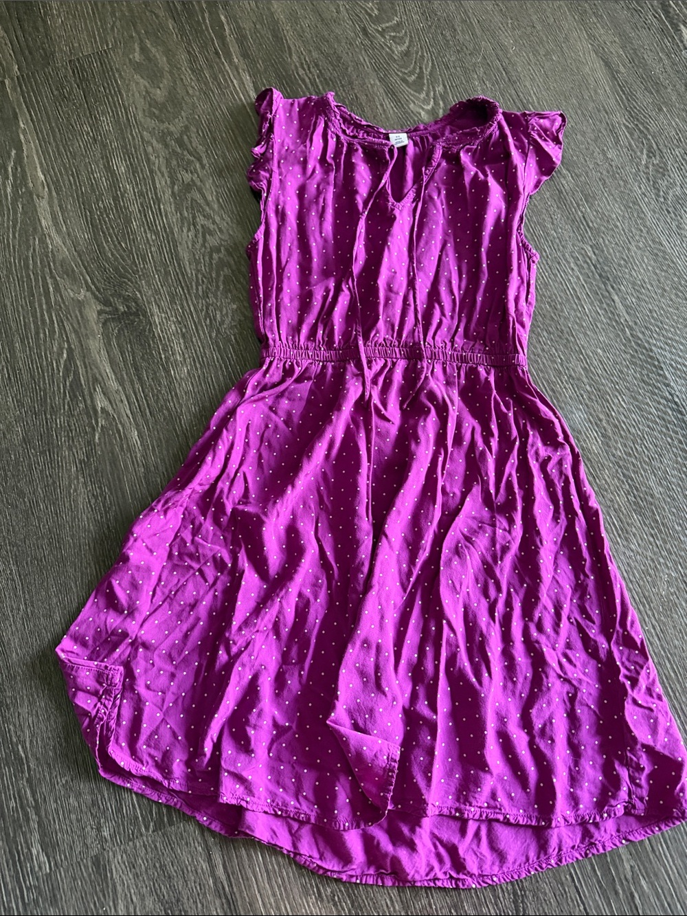 Purple Polka Dot Dress